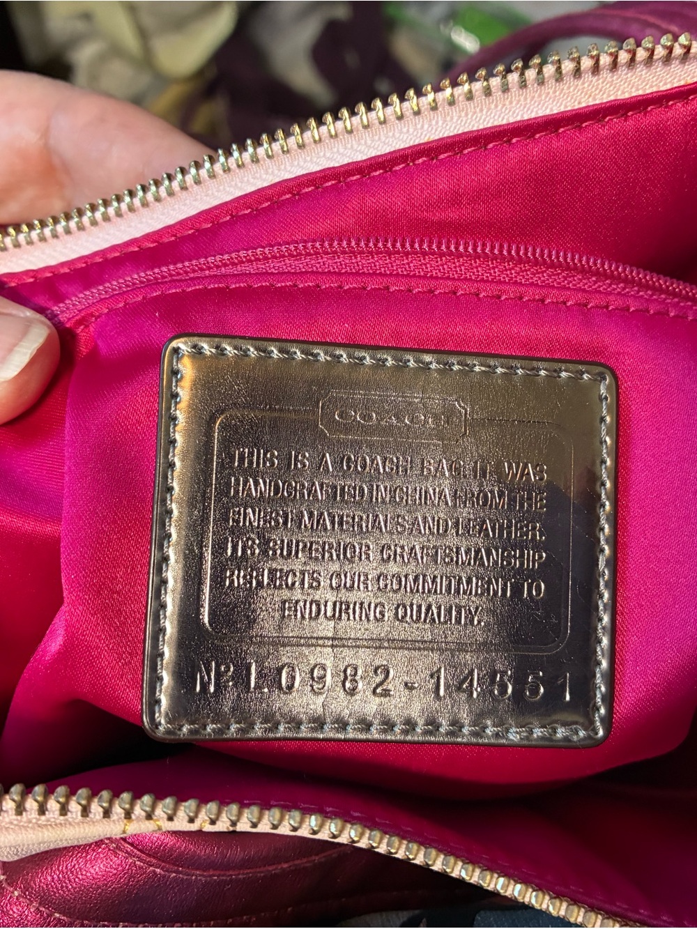 Coach Poppy Love Patchwork Tote - Picture 4 of 7